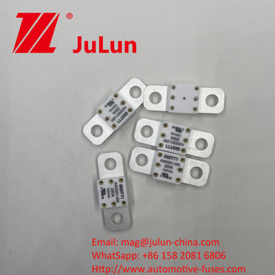 Caratteristiche elettriche ASTM A202001 300A 150VDC Fusibili ceramici per autoveicoli per apparecchiature pesanti
