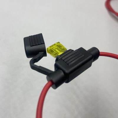 UL Casella di fusibili a lame in linea impermeabile Standard/Plug medio in porta fusibili auto con 22awg 20awg 18awg 16awg 14awg 12awg 10awg