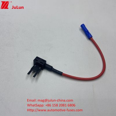 Adaptatore di presa standard Mini Tap Car Fuse Holder 10A/15A/20A Rimetro di ottone Placcaggio di stagno Spirale semplice