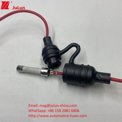 Illuminazione a LED 6x30mm 6.35x30mm 6.35x32mm 5x20mm IP67 Protezione idraulica del fusibile in linea per tubo di vetro Fusibile ceramico per palcoscenico