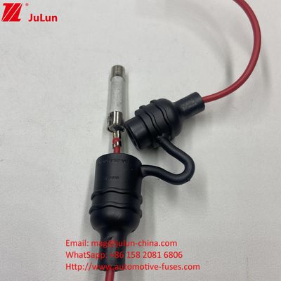 10x38mm 5x20mm 6x30mm Porta fusibile in linea impermeabile all'aria aperta impermeabile alla polvere PA66 Alloggiamento per illuminazione da palcoscenico a luci di strada