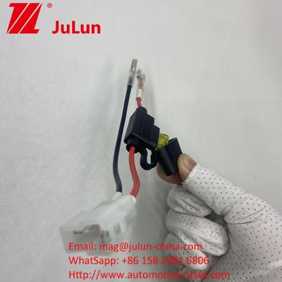 Fuse Battery Connector Extension Cable Wire Harness Connector Holder Con Red 2-Pin Connector Truck Electric ATV Ebike
