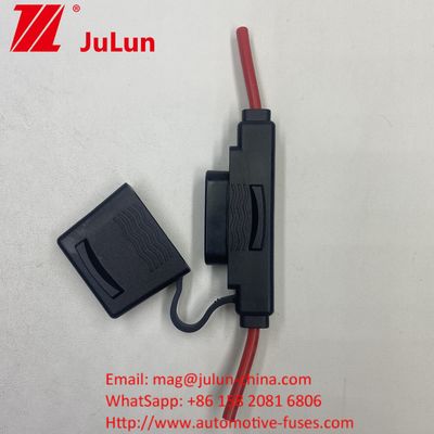 ATC/ATO Custom Inline Fuse Holder 14AWG 16AWG 18AWG 20AWG Cabling Harness 80AMP Blade Fuse Automotive Fuse Holder