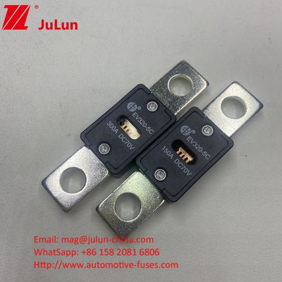 EV320-5C 500A 70VDC SINOFUSE GB/T31465.5-2015 Fuse portatile certificato per caricabatterie per veicoli elettrici con fusibile a corrente continua per la protezione EV HEV