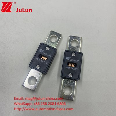 EV320-5X 80A 70VDC SINOFUSE Fusibili ceramici per automobili Protezione da corto circuito di piccole dimensioni Rame Argento Quarzo Sabbia Oro