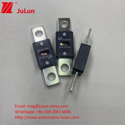 EV320-5X 80A 70VDC SINOFUSE Fusibili ceramici per automobili Protezione da corto circuito di piccole dimensioni Rame Argento Quarzo Sabbia Oro