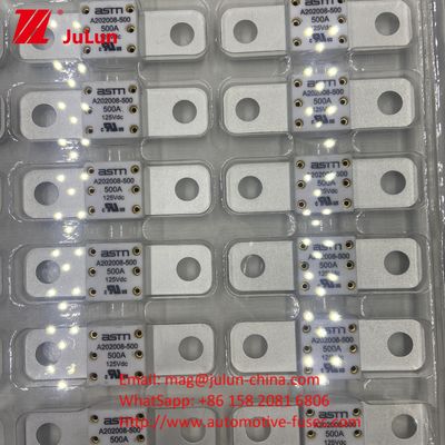 Navi EV Veicoli elettrici terminale di fusibile tipo 125VDC A202008 350A ASTM