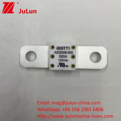 Fuse della batteria per auto ASTM 50.8 Distanza tra 2 fori 200A 125VDC 20KA