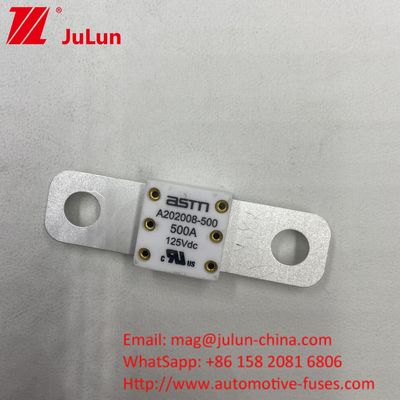 Veicolo elettrico EV Bianco Colore 350 Amp Fuse ceramica 125VDC