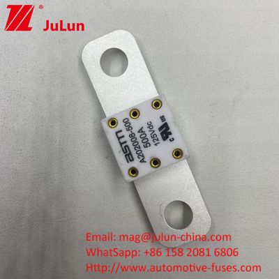 300A 125VDC ASTM M8 Bolt Car Battery Fuse Durable Long Lasting per applicazioni pesanti