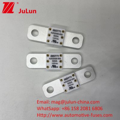 300A 125VDC ASTM M8 Bolt Car Battery Fuse Durable Long Lasting per applicazioni pesanti