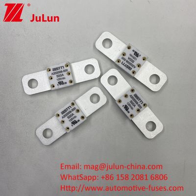 300A 125VDC ASTM M8 Bolt Car Battery Fuse Durable Long Lasting per applicazioni pesanti