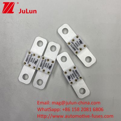 68*17.7*12mm A202008 350A 125VDC EV FUSE Alta capacità di rottura inferiore a 125Vdc Per ottimizzare le prestazioni dei veicoli elettrici