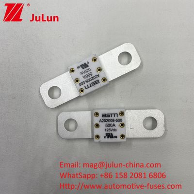 300A 125VDC Fuse ceramica ad alta capacità di rottura inferiore a 125Vdc Automotive per veicoli pesanti