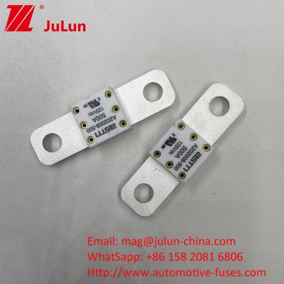 Fusibili per batterie per auto in ceramica 350A 125VDC Alta capacità di rottura inferiore a 125Vdc