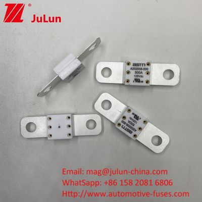 Fusibili per batterie per auto in ceramica 350A 125VDC Alta capacità di rottura inferiore a 125Vdc