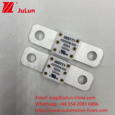 125VDC 150A A202008 Fusibili per veicoli elettrici a ricarica rapida per veicoli da trasporto 100A 150A 200A 250A 300A 350A 400A 500A