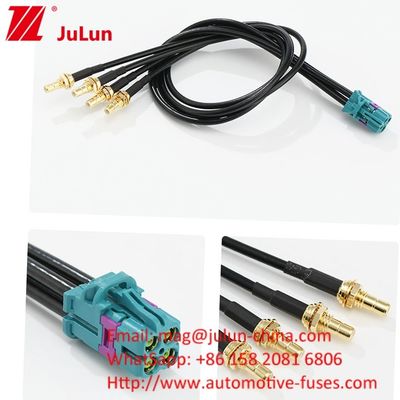 Isolamento PE Arnesi di cablaggio per auto per alloggiamenti di crimp Opzioni di colore e lunghezza dei cavi personalizzabili