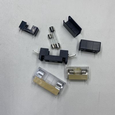 5x20mm o 6x30mm PCB Board Montaggio Glass Fuse Holder per sistemi di alimentazione in auto Nero Blu Oro trasparente