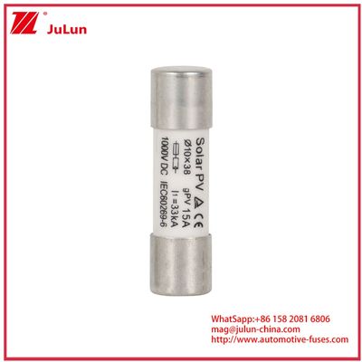 15A 1000VDC GPV Fuse 10*38 per sistemi di energia solare IEC60269-6