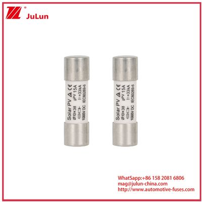 15A 1000VDC GPV Fuse 10*38 per sistemi di energia solare IEC60269-6