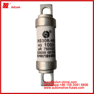 RS308-HB 4G 100A AR 750VDC 50KA Fuse per la protezione del circuito automobilistico prestazioni conformi a JASO D622