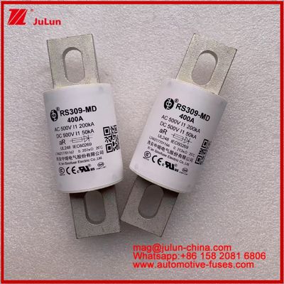 RS309-MD 400A 500VAC 200KA 500VDC 50KA AR Fusibili tubolari in ceramica per autoveicoli