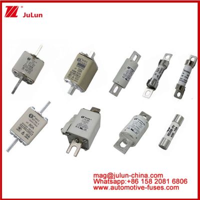 RS309-MD-125A Fusibili automatici in ceramica 500VAC200KA 500VDC 50KA AR DC Performance Tubulare Struttura di connessione del bullone automobilistico