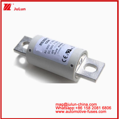 RS309-MD-125A Fusibili automatici in ceramica 500VAC200KA 500VDC 50KA AR DC Performance Tubulare Struttura di connessione del bullone automobilistico