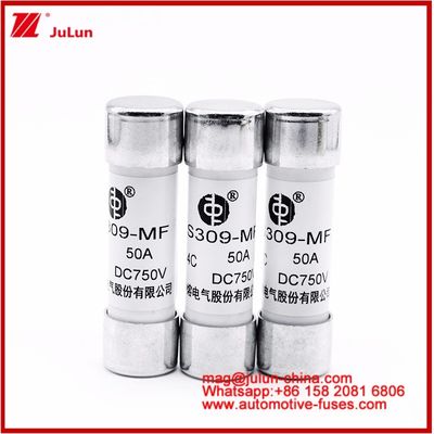 Automobile Bolt Stud-mount Caremic Round Tube FUSE RS309-MF 50A DC750V DC Per EV / HEV