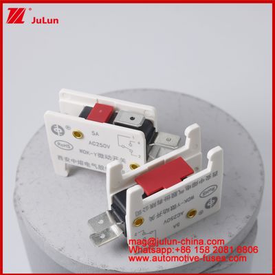 WDK-Y 5A 250V Micro Switch Automobile Mount Fuse Per Veicolo EV / HEV Base di fusibile appositamente progettata Per la situazione del veicolo