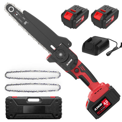 Single Hand Durable 8 Inch Wood Chain Saw Motore elettrico senza fili Alta efficienza di lavoro