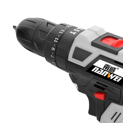 Batteria al litio Perforazione senza fili Strumenti elettrici Perforazioni a impatto di potenza portatili Perforazioni di supporto Peso singolo 3 kg Velocità massima 1350RPM/MIN