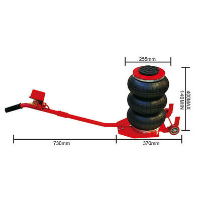 Apparecchiature di sollevamento per auto portatili 3 tonnellate Pneumatico Airbag Jack con braccio pieghevole