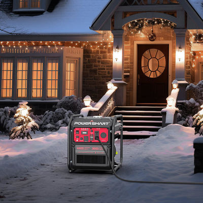 Spruzzatore elettrico senza aria Led Light Home InverterB Portable Usa Powersmart 4400w Generatore di gas per campeggio
