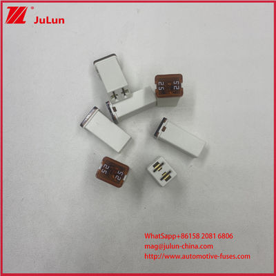 Veicolo 32VDC interruttori di circuito Mini auto fusibili 25A 32V terminali Femminile quadrato Plug-In Fuse Link per veicolo auto 0495025.ZXA