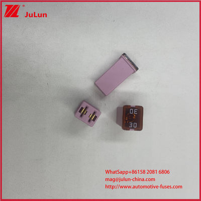SBFC-JT 30A 32V Fuse a micro lame di auto Car Square Requisiti di connessione Portatore di scatola di fusibile Long Pin Piccolo auto interna Piattaforma maschile Rating Ampere