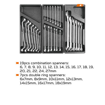 Cassetta Attrezzi Versatile Set Utensili Hardware 163pz Utensili