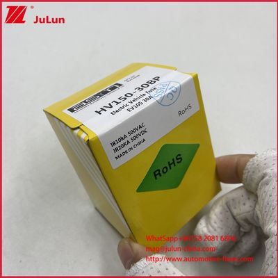 ASTM HV150 Fuse per veicoli elettrici 30A 10A DC500V 20KA Installazione di bulloni cilindrici in ceramica con forte capacità di rottura