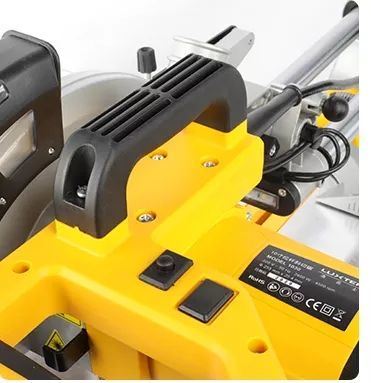 Serratura per la lavorazione del legno attrezzi 2400W Miter scivolo composto 10 pollici Miter taglio 255mm Per artigiani fai-da-te