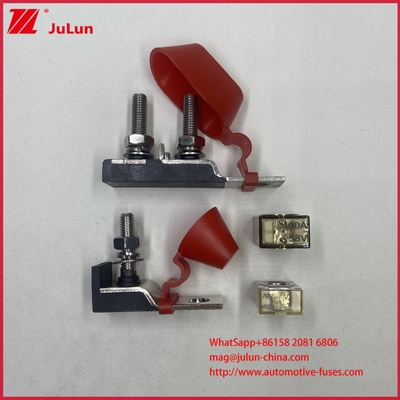Portafusibile per auto MRBF Kit blocco fusibili terminale singolo perno 5/16" (M8) Fusibile per batteria compatto per uso nautico