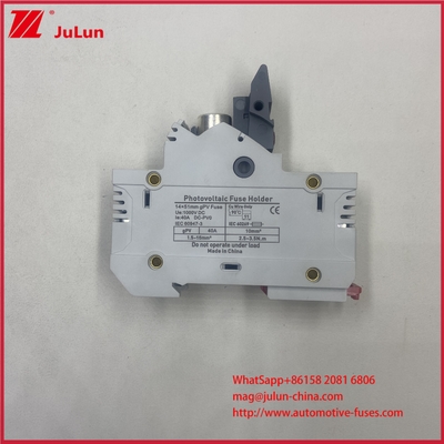 14*51mm gPV 1000VDC 50A FUSE Portatori di fusibili fotovoltaici fotovoltaici durevoli Disconnettori per applicazioni e pannelli solari