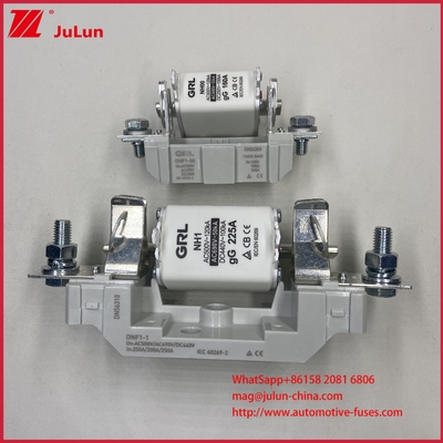 Fusibile AR Tipo HRC a rapida interruzione AC500V 120KA in ceramica, fusibile a lama NT00C/NT000, certificato CE, 160A, alta/bassa capacità di interruzione