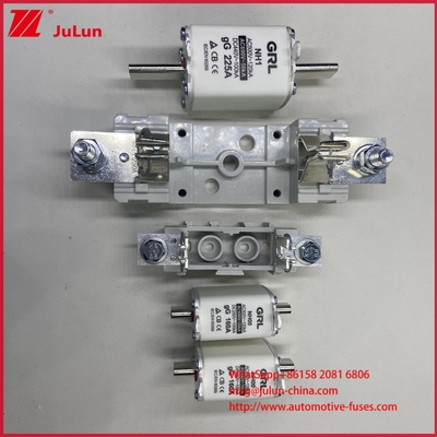 Fusibile AR Tipo HRC a rapida interruzione AC500V 120KA in ceramica, fusibile a lama NT00C/NT000, certificato CE, 160A, alta/bassa capacità di interruzione