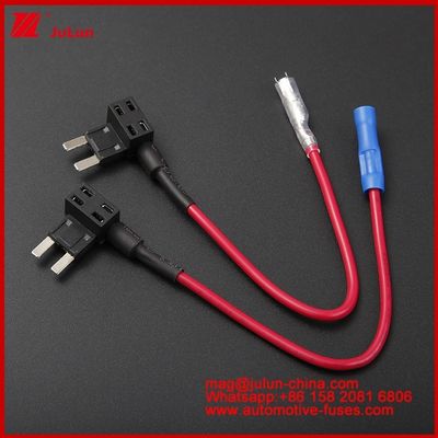 12V/24V/32V Add-A-Circuit Adapter Offerta di fabbrica Automobile TQ-002 AMP Auto Blade Fuses For Car Fuse Holder MINI Fuse Tap Fuse Hoder 1015 16AWG 150MM