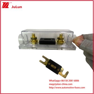 The Transparent Waterproof And Dustproof Bolt Fuse Holder Is Applied In Electric Vehicles Truck Tailboards, Storage Vehicles And Industrial Electrical Room Cabinets