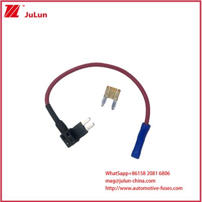Wire harness terminal Blade Mini Micro2 Power Fuse holder 1A 5A 7A 15A 32V Car Fuse Holder Featuring PVC brass Material Designed for ACU ACN ACS ACZ ANL ANM ANS Fuse Applications Long Lasting
