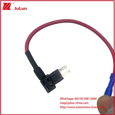 Wire harness terminal Blade Mini Micro2 Power Fuse holder 1A 5A 7A 15A 32V Car Fuse Holder Featuring PVC brass Material Designed for ACU ACN ACS ACZ ANL ANM ANS Fuse Applications Long Lasting