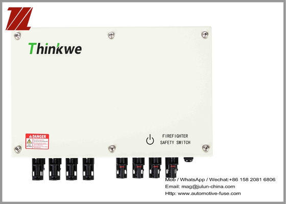 Commutatore di sicurezza rapido ad alta tensione per il pannello solare residenziale IP65 elettrico 1500V di PV del tetto