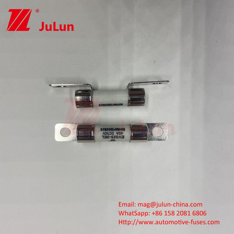 Fusibili per veicoli in ceramica 10A 15A 750VDC Fusibili per veicoli in ceramica 25A 30A 40A 50A Uses For EV Car Charger